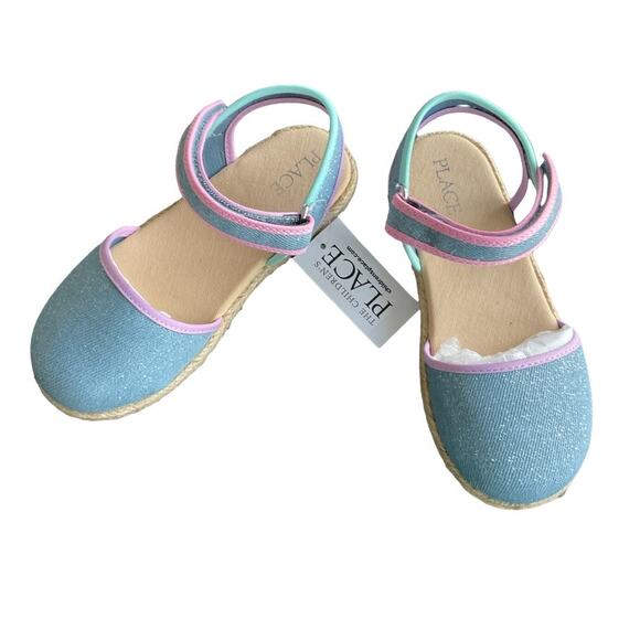 Denim Espadrilles Toddler Girls 11 *NWT - Picture 2 of 6